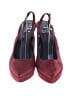 Stuart Weitzman Color Block Burgundy Heels Size 9 - photo 2