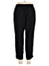 J.Crew Factory Store 100% Polyester Solid Black Track Pants Size 14 - photo 2