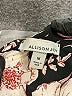 Allison Joy 100% Polyester Floral Black Long Sleeve Blouse Size M - photo 7