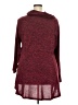 Avenue Burgundy Pullover Sweater Size 22 Plus - photo 2