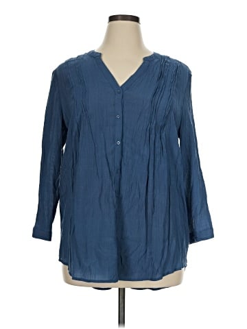 St. John's Bay 3/4 Sleeve Blouse (view 1)