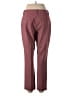 Theory Solid Burgundy Wool Pants Size 6 - photo 2