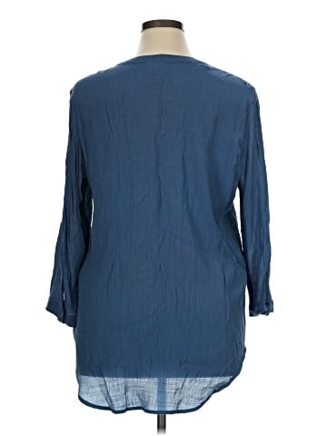 St. John's Bay 3/4 Sleeve Blouse (view 2)