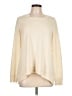 Diane von Furstenberg 100% Cashmere Ivory Cashmere Pullover Sweater Size L - photo 1
