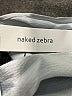 Naked Zebra Silver Sleeveless Blouse Size M - photo 8