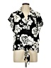 DR2 Black Short Sleeve Blouse Size L - photo 1