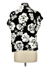 DR2 Black Short Sleeve Blouse Size L - photo 2