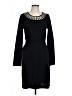 Tory Burch 100% Wool Black Cocktail Dress Size L - photo 1