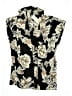 JM Collection Floral Black Sleeveless Blouse Size 2X - photo 1