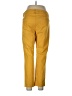 Old Navy Solid Yellow Casual Pants Size 12 - photo 2