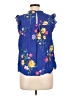 Old Navy 100% Rayon Blue Sleeveless Blouse Size L - photo 2