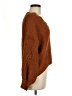 Pink Rose 100% Polyester Solid Brown Pullover Sweater Size M - photo 4