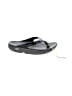Oofos Gray Flip Flops Size 10 - photo 1