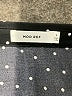 Mod Ref 100% Polyester Polka Dots Black Short Sleeve Blouse Size L - photo 7