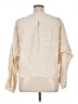 St. John 100% Silk Ivory Long Sleeve Silk Top Size 16 - photo 2
