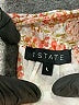 1.State 100% Polyester Orange Sleeveless Blouse Size L - photo 7