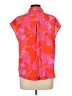 Renuar 100% Polyester Tropical Pink Sleeveless Blouse Size L - photo 2