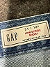 Gap 100% Cotton Blue Denim Shorts Size 31 waist - photo 3