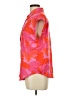 Renuar 100% Polyester Tropical Pink Sleeveless Blouse Size L - photo 5