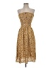 Shein Animal Print Brown Cocktail Dress Size S - photo 1