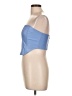 Bershka Blue Sleeveless Blouse Size L - photo 5