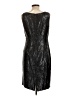 Anne Klein Metallic Black Cocktail Dress Size 10 - photo 2