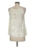 Gold Hawk Ivory Sleeveless Blouse Size M - photo 2