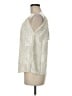 Gold Hawk Ivory Sleeveless Blouse Size M - photo 5