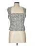 Lulus Silver Sleeveless Top Size L - photo 1