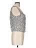 Lulus Silver Sleeveless Top Size L - photo 4