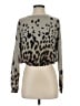 Gaze Animal Print Gray Tan Pullover Sweater Size XS - photo 1
