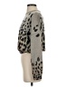 Gaze Animal Print Gray Tan Pullover Sweater Size XS - photo 5