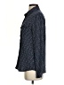 Garnet Hill 100% Silk Polka Dots Blue Long Sleeve Silk Top Size 4 - photo 5