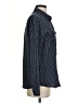 Garnet Hill 100% Silk Polka Dots Blue Long Sleeve Silk Top Size 4 - photo 4