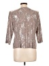 Alex Evenings Metallic Silver Jacket Size 12 - photo 2