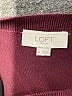 Ann Taylor LOFT Outlet 100% Cotton Burgundy Pullover Sweater Size M - photo 7