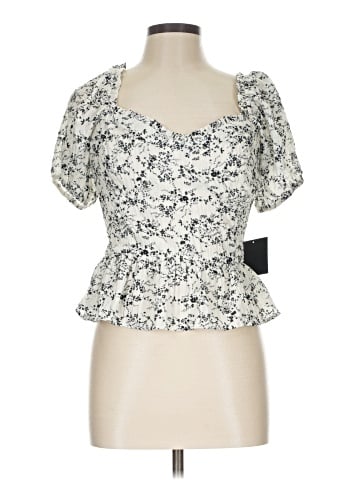 Lulus Short Sleeve Blouse (view 1)
