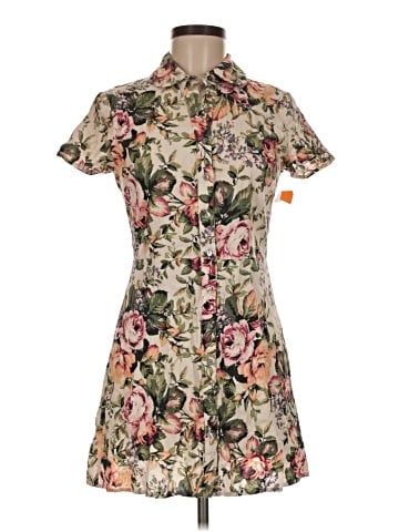 Olivaceous Casual Dress (view 1)