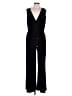 Spense Solid Black Jumpsuit Size 10 - photo 1