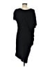 Milly Solid Black Cocktail Dress Size M - photo 2