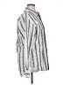 Robert Graham 100% Cotton Stripes Silver Long Sleeve Button-Down Shirt Size XL - photo 4