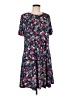 Leota Floral Blue Casual Dress Size M - photo 1