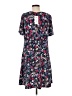 Leota Floral Blue Casual Dress Size M - photo 2