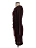 Leith Solid Burgundy Casual Dress Size S - photo 5