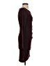 Leith Solid Burgundy Casual Dress Size S - photo 4