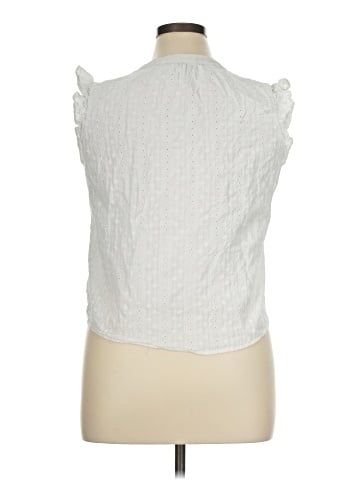 Draper James RSVP Sleeveless Button-Down Shirt (view 2)