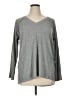 Wildfox Gray 3/4 Sleeve T-Shirt Size XL - photo 1
