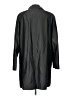 Carlisle 100% Silk Black Raincoat Size 12 - photo 2