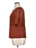 DR2 Brown Short Sleeve Blouse Size XL - photo 5