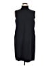 Theory Solid Black Casual Dress Size XL - photo 1